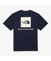 国内未発売 THE NORTH FACE(ザ・ノースフェイス)/ボックスロゴ バックプリント Tシャツ/COTTON NSE BOX LOGO S/S/R/TEE