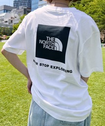 国内未発売 THE NORTH FACE(ザ・ノースフェイス)/ボックスロゴ バックプリント Tシャツ/COTTON NSE BOX LOGO S/S/R/TEE