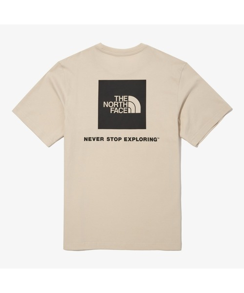 THE NORTH FACE(ザノースフェイス)の「国内未発売 THE NORTH FACE(ザ・ノースフェイス)/ボックスロゴ バックプリント Tシャツ/COTTON NSE BOX LOGO S/S/R/TEE(Tシャツ/カットソー・レディース・ホワイト/ブラック/ネイビー/アイボリー・M/L/XL/XXL/S)」の3枚目の写真