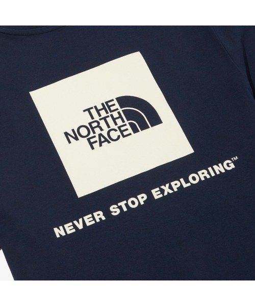 THE NORTH FACE(ザノースフェイス)の「国内未発売 THE NORTH FACE(ザ・ノースフェイス)/ボックスロゴ バックプリント Tシャツ/COTTON NSE BOX LOGO S/S/R/TEE(Tシャツ/カットソー・レディース・ホワイト/ブラック/ネイビー/アイボリー・M/L/XL/XXL/S)」の8枚目の写真