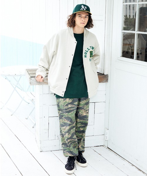 ムラサキスポーツ（ムラサキスポーツ）の「【ムラサキスポーツ限定】DEAR LAUREL/ディアローレル カーゴパンツ 無地 迷彩/紐ベルト セミワイドパンツ D22S3101（カーゴパンツ・メンズ・グリーン系その他/ブラック/ベージュ/カーキ・L/M）」の9枚目の写真