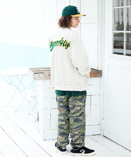 ムラサキスポーツ（ムラサキスポーツ）の「【ムラサキスポーツ限定】DEAR LAUREL/ディアローレル カーゴパンツ 無地 迷彩/紐ベルト セミワイドパンツ D22S3101（カーゴパンツ・メンズ・グリーン系その他/ブラック/ベージュ/カーキ・L/M）」の10枚目の写真