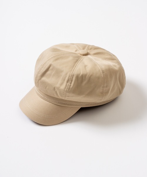 SpRay(スプレイ)の「ツイルキャスケット(キャスケット・レディース・ブラック/ベージュ・FREE)」の2枚目の写真