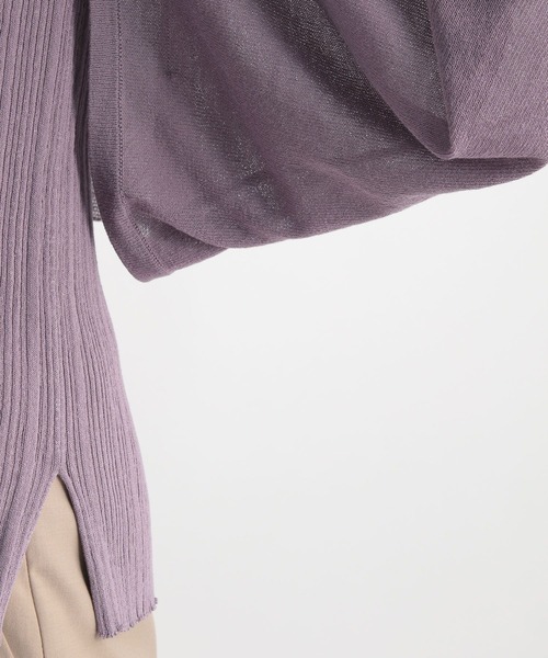 Andemiu(アンデミュウ)の「ボレロニットアンサンブル352488(ニット/セーター・レディース・ブラック/パープル/レッド・FREE)」の20枚目の写真