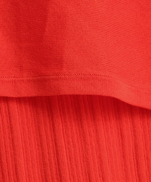 Andemiu(アンデミュウ)の「ボレロニットアンサンブル352488(ニット/セーター・レディース・ブラック/パープル/レッド・FREE)」の15枚目の写真