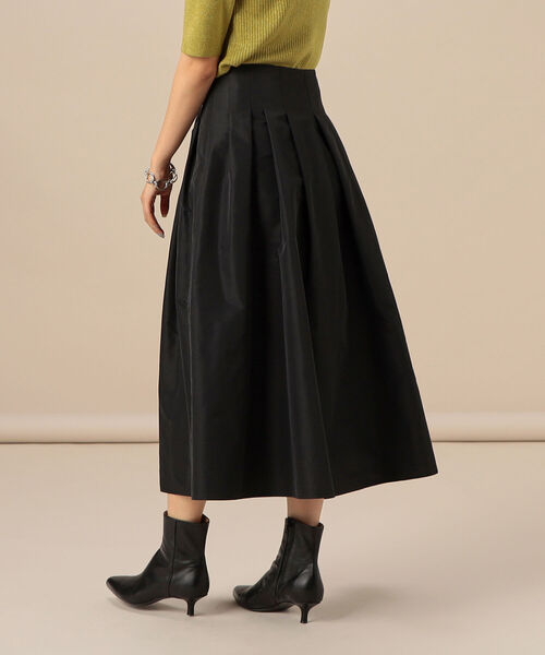 NOLLEY’S Sophi（ノーリーズソフィ）の「ランダムタックタフタスカート（スカート・レディース・ブラック/ミント/ダークブラウン/サーモンピンク・38/36/34）」の9枚目の写真