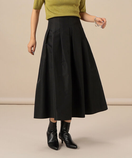 NOLLEY’S Sophi（ノーリーズソフィ）の「ランダムタックタフタスカート（スカート・レディース・ブラック/ミント/ダークブラウン/サーモンピンク・38/36/34）」の10枚目の写真