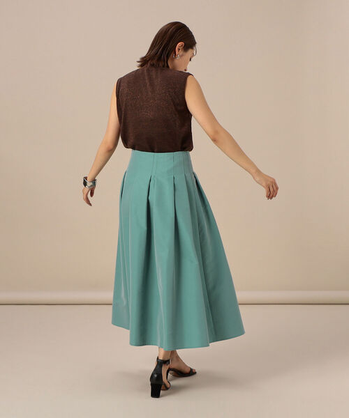 NOLLEY’S Sophi（ノーリーズソフィ）の「ランダムタックタフタスカート（スカート・レディース・ブラック/ミント/ダークブラウン/サーモンピンク・38/36/34）」の16枚目の写真