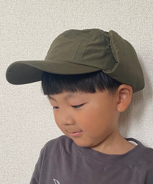 MAKE YOUR DAY(メイクユアデイ)の「フライトキャップ(キャップ・キッズ・カーキ/ブラック・S/M/L/XS)」の1枚目の写真