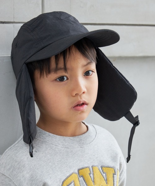 MAKE YOUR DAY(メイクユアデイ)の「フライトキャップ(キャップ・キッズ・カーキ/ブラック・S/M/L/XS)」の3枚目の写真
