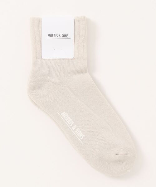 Morris & Sons(モリスアンドサンズ)の「MORRIS & SONS | ショートソックス WOMEN(ソックス/靴下・レディース・グリーン/イエロー/オレンジ/ホワイト/ブラック/ベージュ・ONE)」の3枚目の写真
