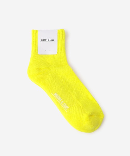 Morris & Sons(モリスアンドサンズ)の「MORRIS & SONS | ショートソックス WOMEN(ソックス/靴下・レディース・グリーン/イエロー/オレンジ/ホワイト/ブラック/ベージュ・ONE)」の5枚目の写真