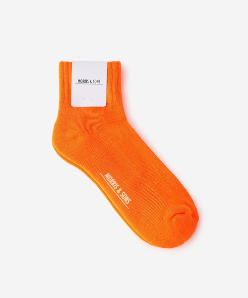 Morris & Sons(モリスアンドサンズ)の「MORRIS & SONS | ショートソックス WOMEN(ソックス/靴下・レディース・グリーン/イエロー/オレンジ/ホワイト/ブラック/ベージュ・ONE)」の6枚目の写真