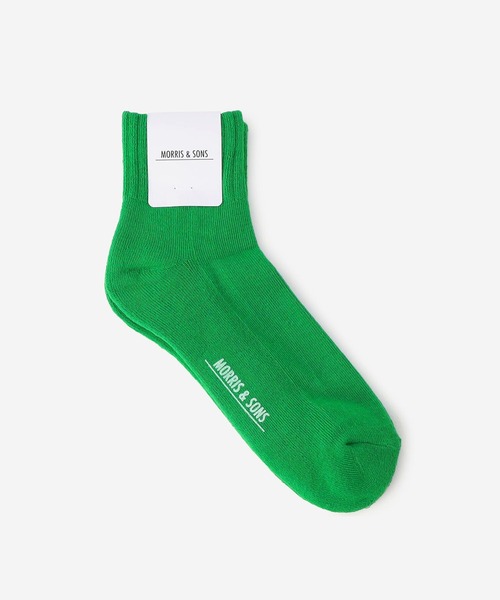Morris & Sons(モリスアンドサンズ)の「MORRIS & SONS | ショートソックス WOMEN(ソックス/靴下・レディース・グリーン/イエロー/オレンジ/ホワイト/ブラック/ベージュ・ONE)」の4枚目の写真