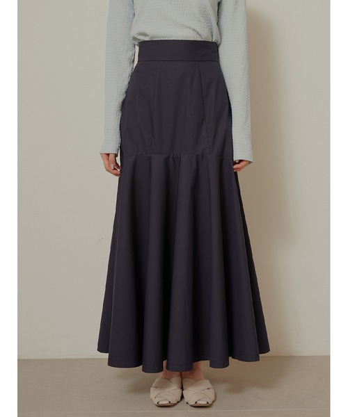 Stylevoice for xxx（スタイルヴォイスフォー）の「ハイウエストフレアマーメイドスカート（スカート・レディース・ライトベージュ/ダークネイビー・MEDIUM/SMALL）」の20枚目の写真