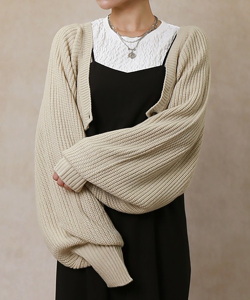 Lull（ルル）の「【Lull / ルル】バッククロスボレロカーディガン