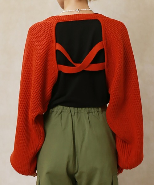 Lull（ルル）の「【Lull / ルル】バッククロスボレロカーディガン