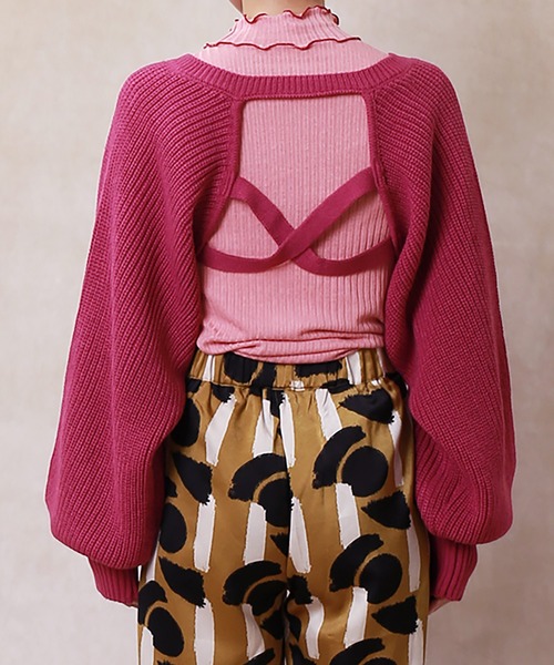 Lull（ルル）の「【Lull / ルル】バッククロスボレロカーディガン