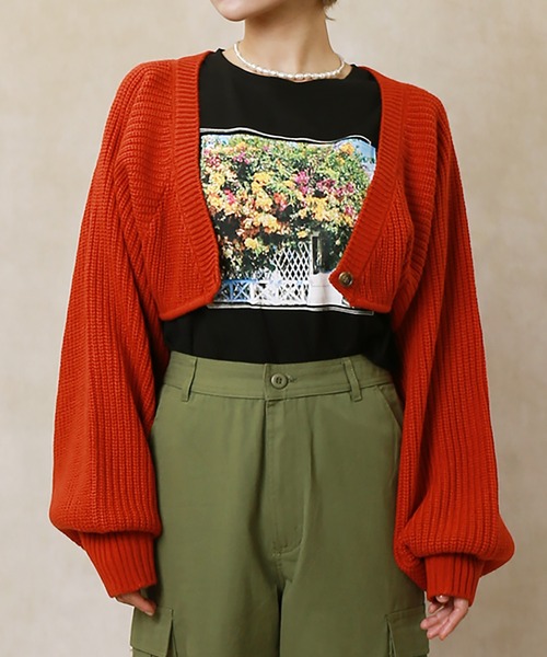 Lull（ルル）の「【Lull / ルル】バッククロスボレロカーディガン