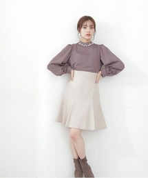 PROPORTION BODY DRESSING | 【美人百花11月号タイアップ 休井美郷さん着用商品】サーキュラーミニスカート / 1212220001(スカート)