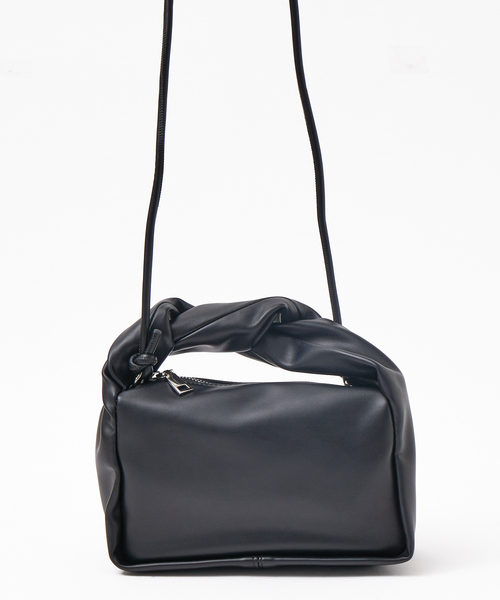 Abahouse Devinette(ドゥヴィネット)の「【Avancer】ねじりハンドルミニバッグ(ハンドバッグ・レディース・ブラック/ピンク/グリーン・フリー)」の5枚目の写真