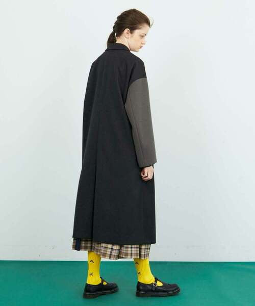 FRAPBOIS（フラボア）の「スリーブチェスター コート（チェスターコート・レディース・ブラック/グレー・2/1）」の17枚目の写真