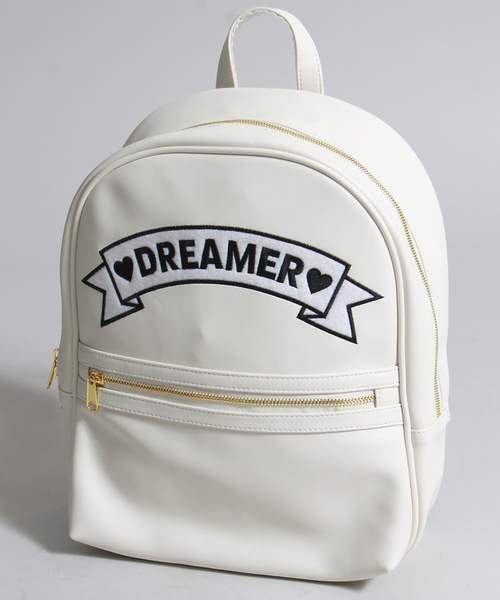 WEGO（ウィゴー）の「WEGO/DREAMERリュック（バックパック/リュック・レディース・ホワイト/ブラック/パープル/イエロー/ピンク・FREE）」の6枚目の写真