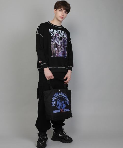HOOK（フック）の「HUNTER×HUNTER×HOOK 配色ステッチフロントPT