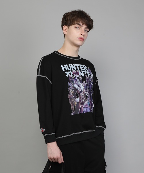 HOOK（フック）の「HUNTER×HUNTER×HOOK 配色ステッチフロントPT