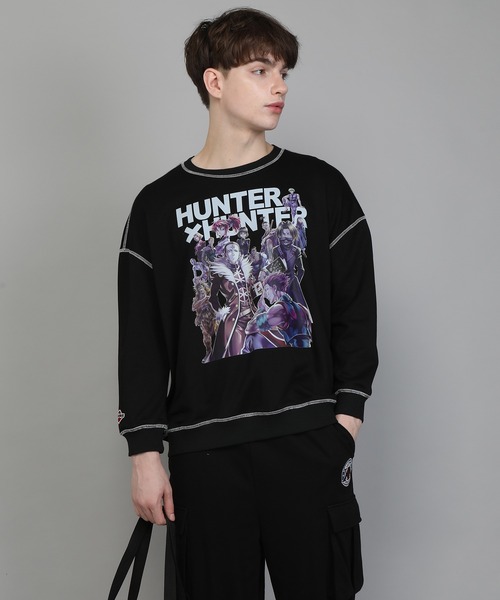 HOOK（フック）の「HUNTER×HUNTER×HOOK 配色ステッチフロントPT
