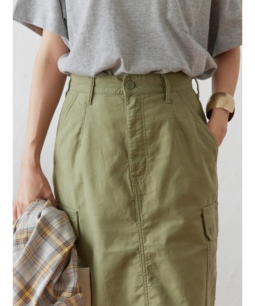 AMERICAN HOLIC（アメリカンホリック）の「アウトポケットミリタリースカート（スカート・レディース・カーキ・S/M/L）」の9枚目の写真