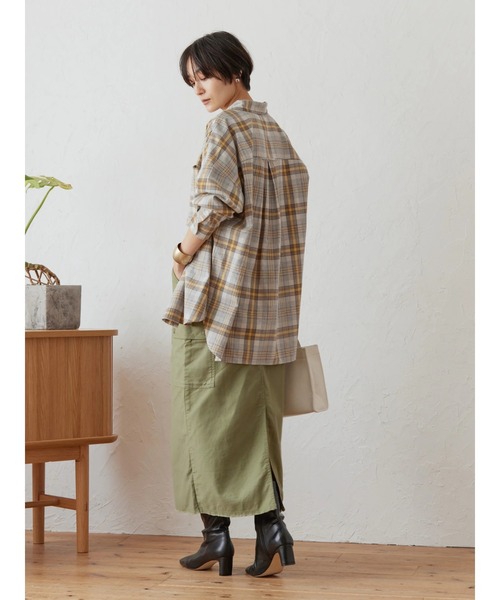 AMERICAN HOLIC（アメリカンホリック）の「アウトポケットミリタリースカート（スカート・レディース・カーキ・S/M/L）」の13枚目の写真