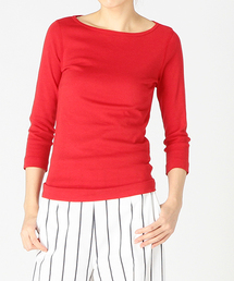 three dots | ●Marisol×清原亜希 for BEAMS / three dots ボートネック T(Tシャツ/カットソー)