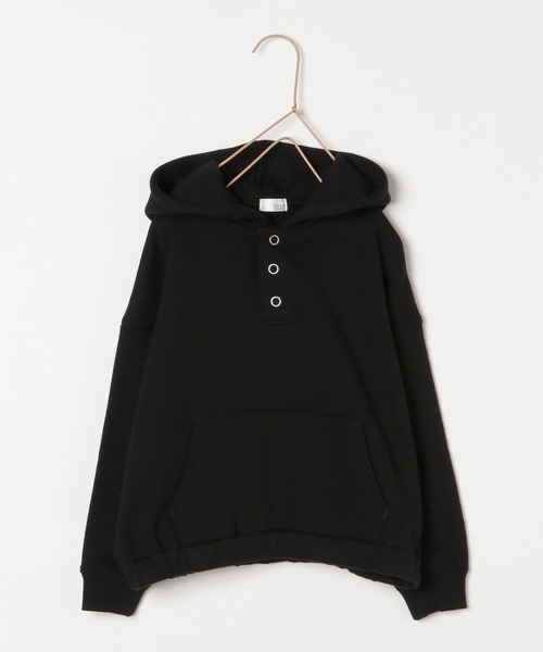 LOWRYS FARM（ローリーズファーム）の「ウラケギャザーフーディ　296432（パーカー・キッズ・ブラック/アイボリー/グリーン・110cm/120cm/140cm/150cm/130cm）」の11枚目の写真