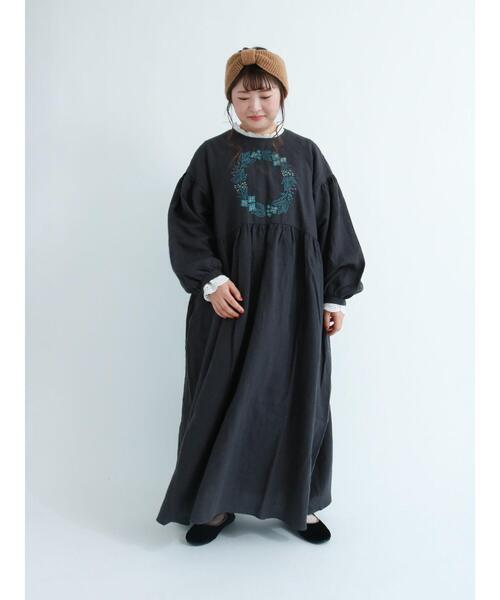 Samansa Mos2（サマンサ モスモス）の「ニットリボンヘアバンド（ネックレス・レディース・ベージュ/キャメル・ﾌﾘ-）」の4枚目の写真