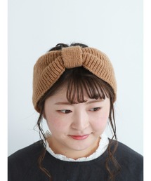 Samansa Mos2 | ニットリボンヘアバンド(ネックレス)