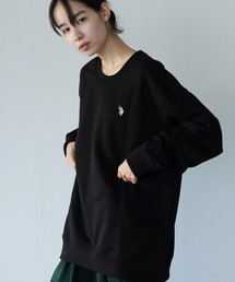 U.S. POLO ASSN. / ユーエスポロアッスン 別注 コラボ ビッグシルエット 裏毛 スウェット トレーナー