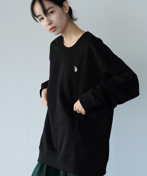 U.S. POLO ASSN.(ユーエスポロアッスン)の「U.S. POLO ASSN. / ユーエスポロアッスン 別注 コラボ ビッグシルエット 裏毛 スウェット トレーナー(スウェット・メンズ・グリーン系その他2/ホワイト系その他3/グレー系その他/グリーン系その他/ホワイト系その他2/ブルー系その他2/ブラック系その他2/ホワイト系その他/グレー系その他4/ブルー系その他/グレー系その他2/グリーン系その他3/ブルー系その他3/ブラック系その他3/ブラック系その他/グレー系その他6/グレー系その他5/グレー系その他3・MEDIUM/X-LARGE/LARGE)」の5枚目の写真