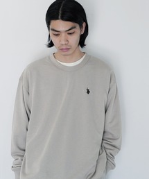U.S. POLO ASSN. / ユーエスポロアッスン 別注 コラボ ビッグシルエット 裏毛 スウェット トレーナー