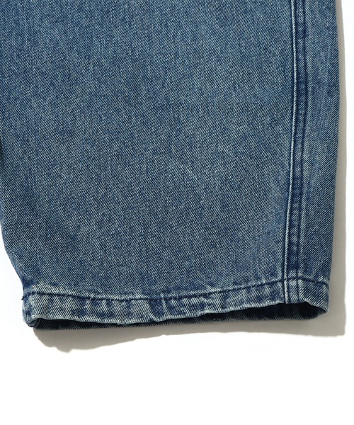 atmos pink（アトモスピンク）の「atmos pink 異素材 デニムカーゴパンツ / アトモスピンク イソザイ デニムカーゴパンツ（デニムパンツ・レディース・ブルー/ブラック・S/M）」の8枚目の写真