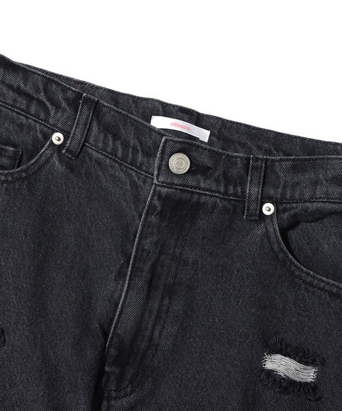 atmos pink（アトモスピンク）の「atmos pink 異素材 デニムカーゴパンツ / アトモスピンク イソザイ デニムカーゴパンツ（デニムパンツ・レディース・ブルー/ブラック・S/M）」の10枚目の写真