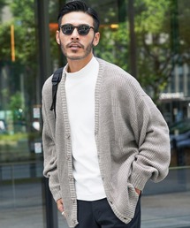 roshell | 畦編みニット ルーズカーディガン(カーディガン/ボレロ)