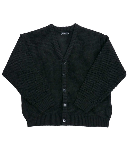 roshell（ロシェル）の「畦編みニット ルーズカーディガン（カーディガン/ボレロ・メンズ・グレー系その他/ベージュ系その他/ブラック/ホワイト/グリーン/ブルー系その他/ブラウン/ミックスグレー・MEDIUM/X-LARGE/LARGE）」の13枚目の写真