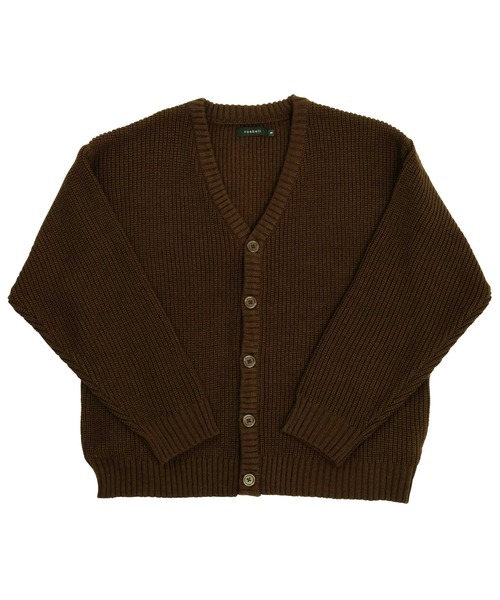 roshell（ロシェル）の「畦編みニット ルーズカーディガン（カーディガン/ボレロ・メンズ・グレー系その他/ベージュ系その他/ブラック/ホワイト/グリーン/ブルー系その他/ブラウン/ミックスグレー・MEDIUM/X-LARGE/LARGE）」の18枚目の写真