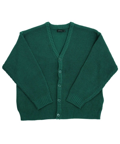 roshell（ロシェル）の「畦編みニット ルーズカーディガン（カーディガン/ボレロ・メンズ・グレー系その他/ベージュ系その他/ブラック/ホワイト/グリーン/ブルー系その他/ブラウン/ミックスグレー・MEDIUM/X-LARGE/LARGE）」の22枚目の写真