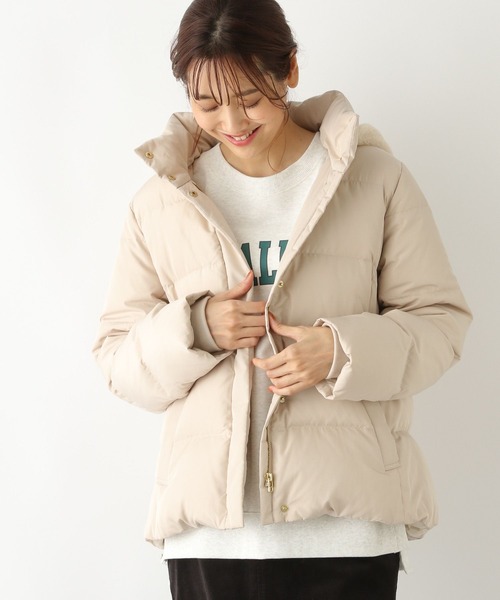 GLOBAL WORK（グローバルワーク）の「ダウンショートブルゾン/281578（ダウンジャケット/コート・レディース・ブラック/アイボリー・MEDIUM/LARGE）」の18枚目の写真