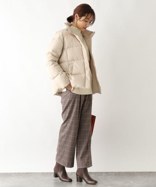 GLOBAL WORK（グローバルワーク）の「ダウンショートブルゾン/281578（ダウンジャケット/コート・レディース・ブラック/アイボリー・MEDIUM/LARGE）」の21枚目の写真