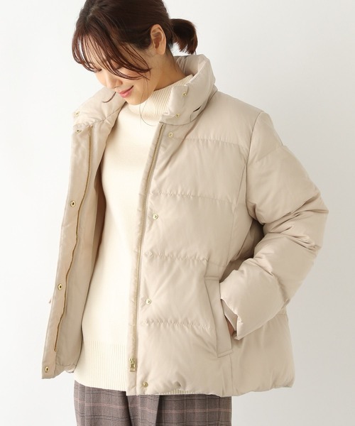 GLOBAL WORK（グローバルワーク）の「ダウンショートブルゾン/281578（ダウンジャケット/コート・レディース・ブラック/アイボリー・MEDIUM/LARGE）」の22枚目の写真