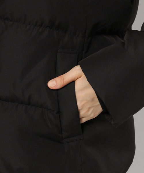 GLOBAL WORK（グローバルワーク）の「ダウンショートブルゾン/281578（ダウンジャケット/コート・レディース・ブラック/アイボリー・MEDIUM/LARGE）」の4枚目の写真