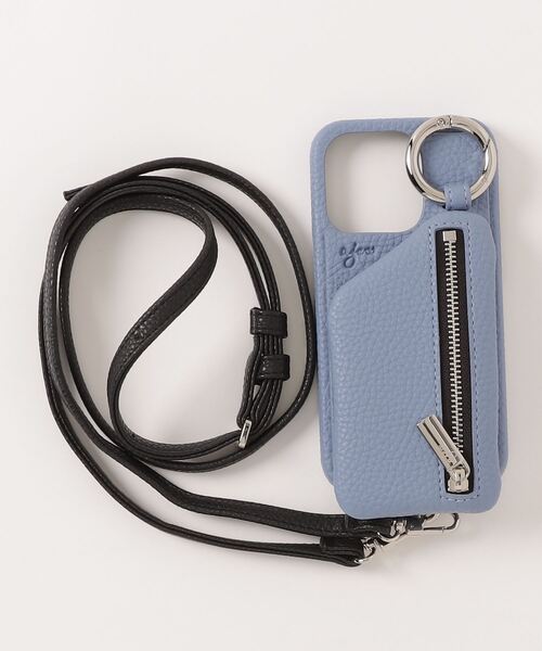 ajew（エジュー）の「ajew/エジュー/【ひも付き】 iPhone14Pro（スマホケース/カバー・レディース・ホワイト/ブラック/ベージュ/ピンクベージュ/イエロー/ブルー/ブラウン系その他/ブラウン/グレー/オリーブ/ナチュラル/ブルー系その他3/モスグリーン/レッド/ピンク系その他5/ミント・FREE/F）」の12枚目の写真